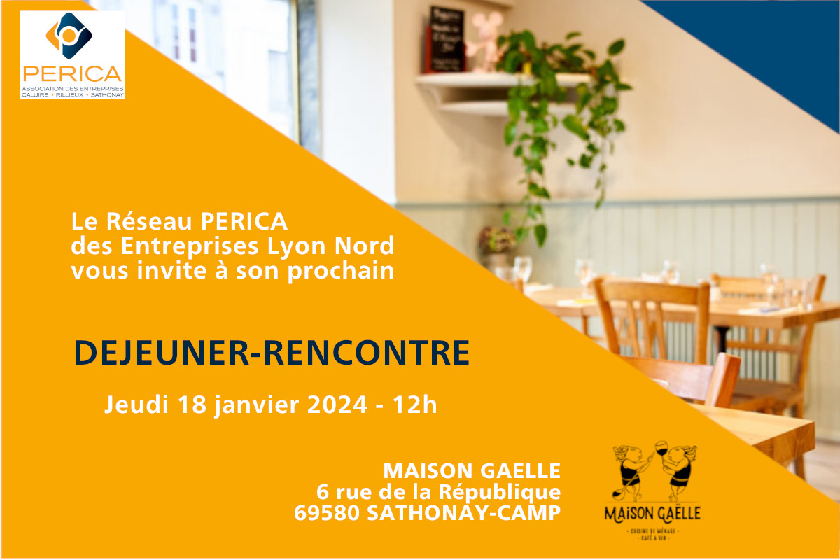 Déjeuner-Rencontre – Janvier 2024 – Sathonay-Camp