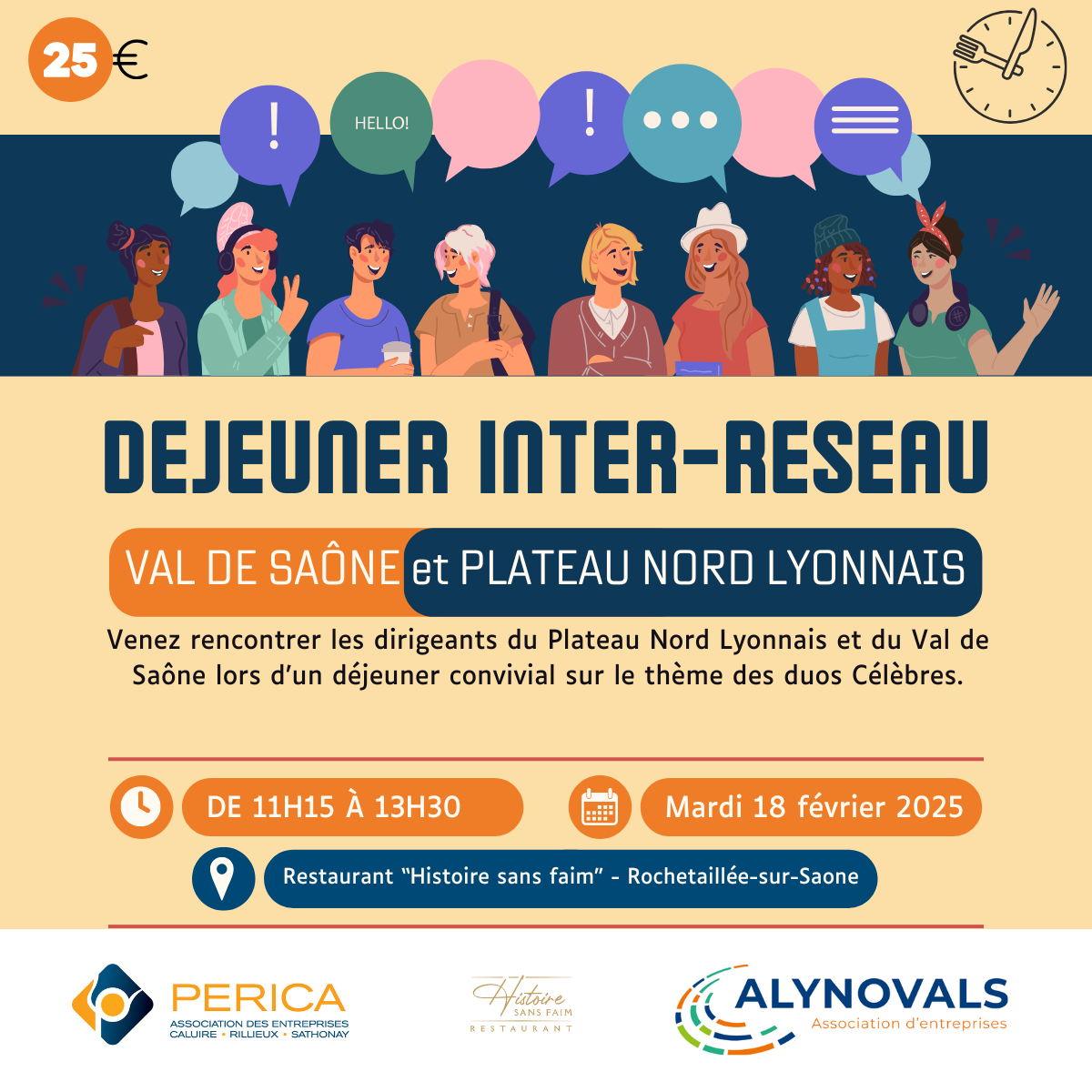 Déjeuner Inter-réseau PERICA & ALYNOVALS
