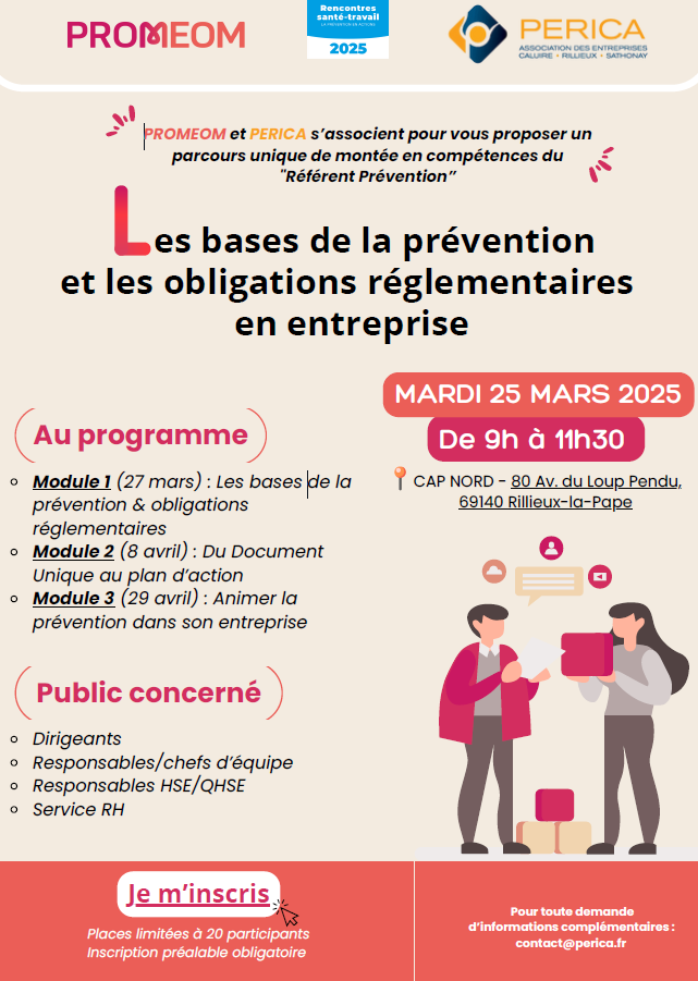 Parcours de montée en compétences du Référent Prévention – Module 1