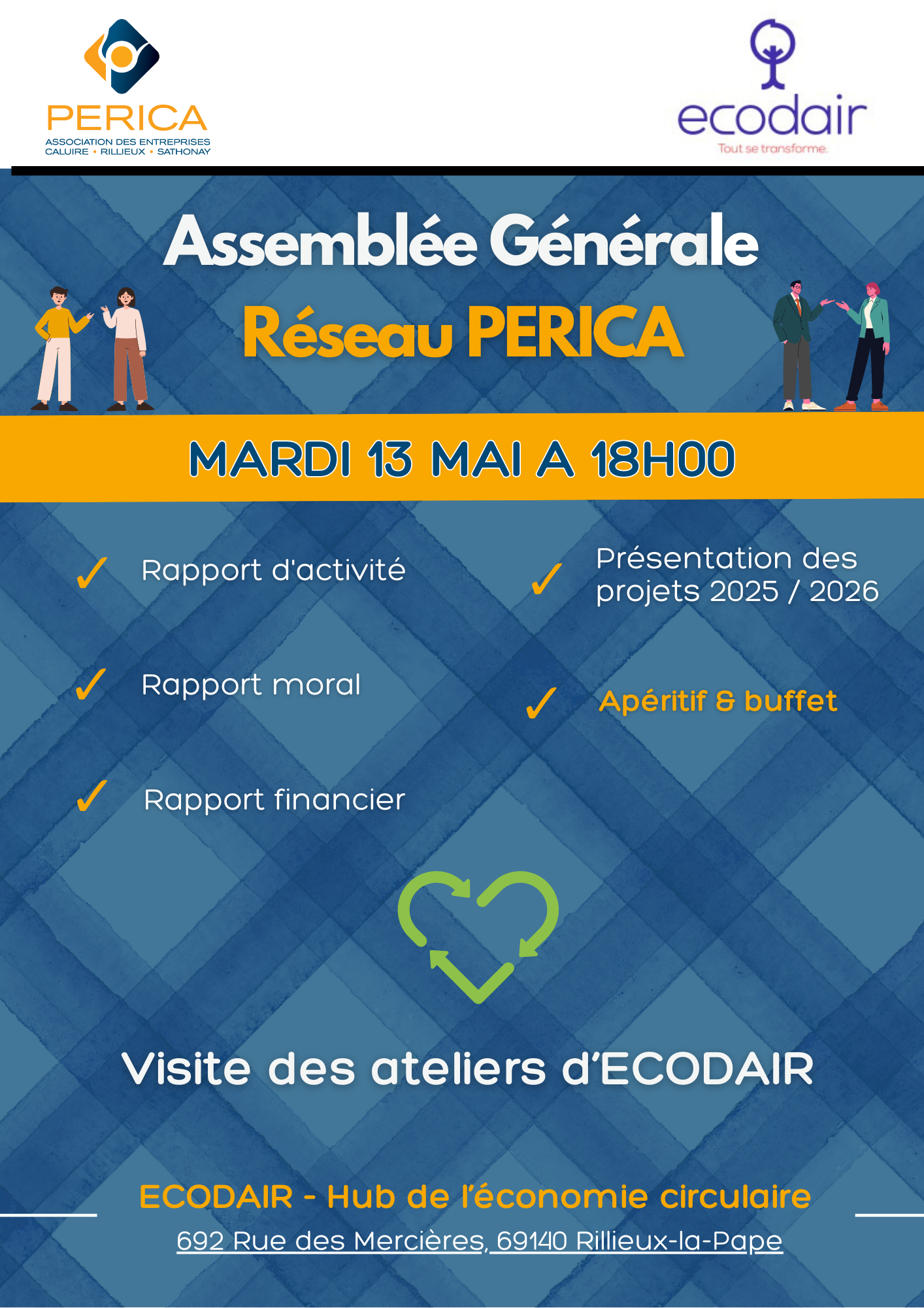 Assemblée générale PERICA – ECODAIR