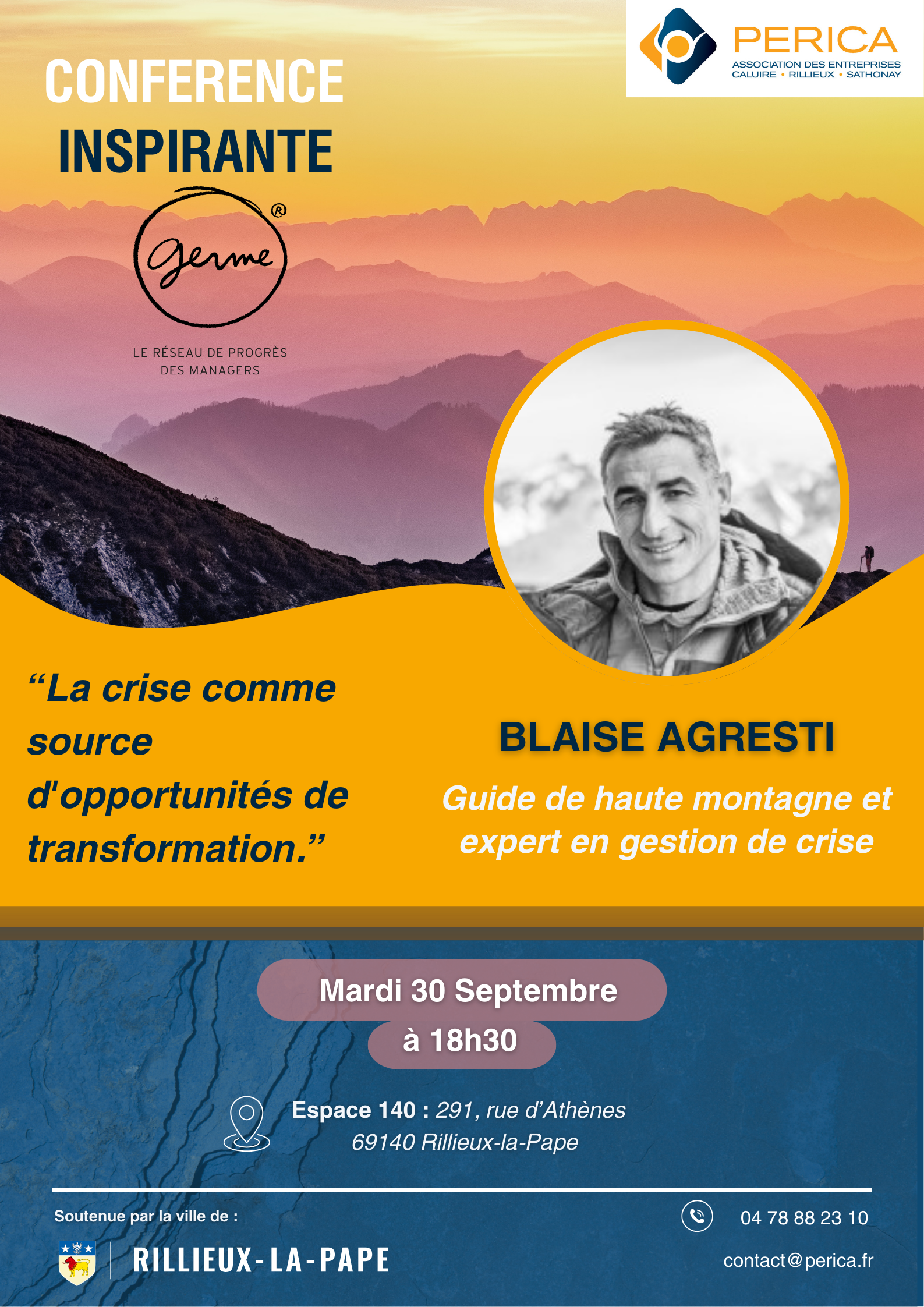 Conférence Inspirante – La crise comme source d&rsquo;opportunités de transformation