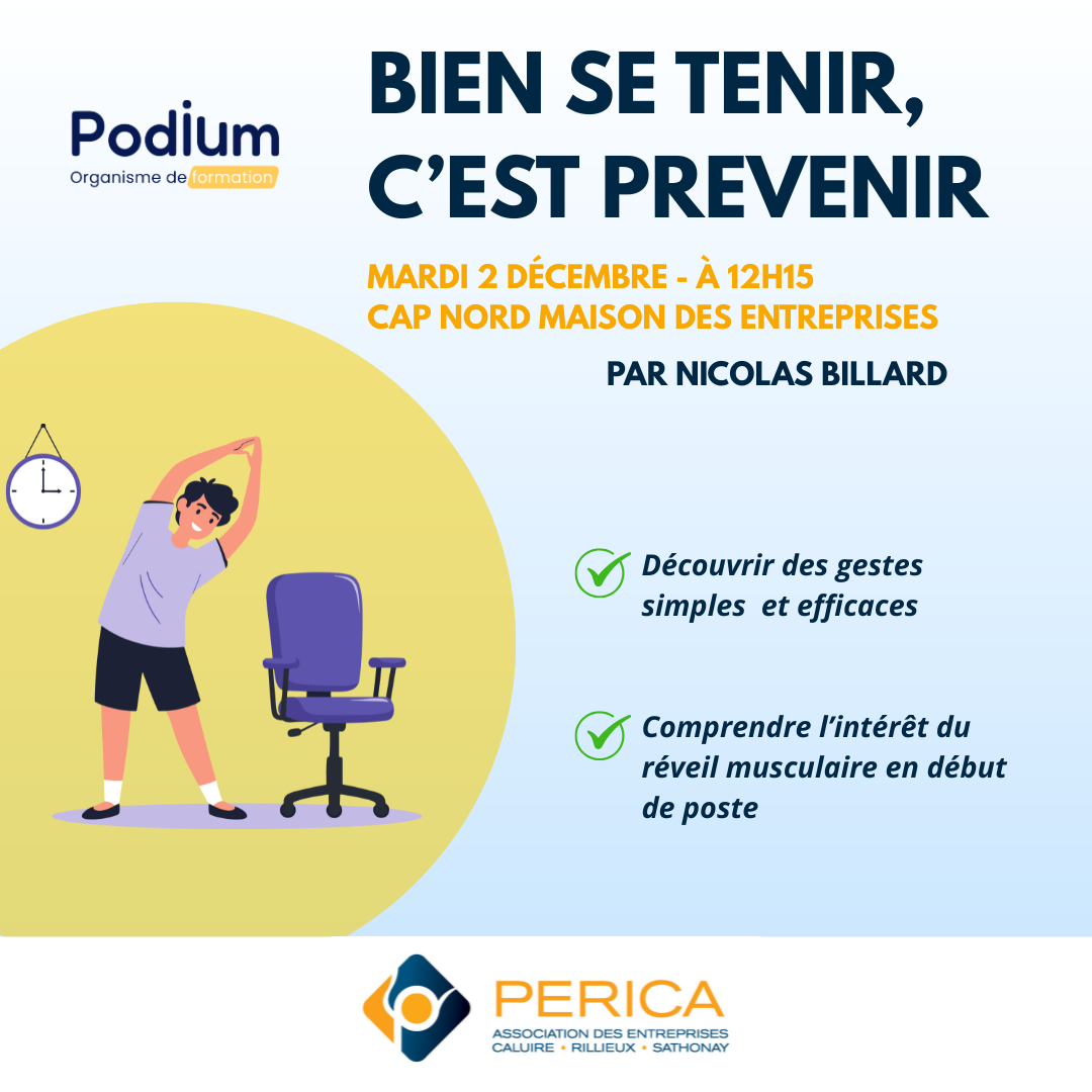 Atelier PERICA- Gestes et postures – 2 décembre