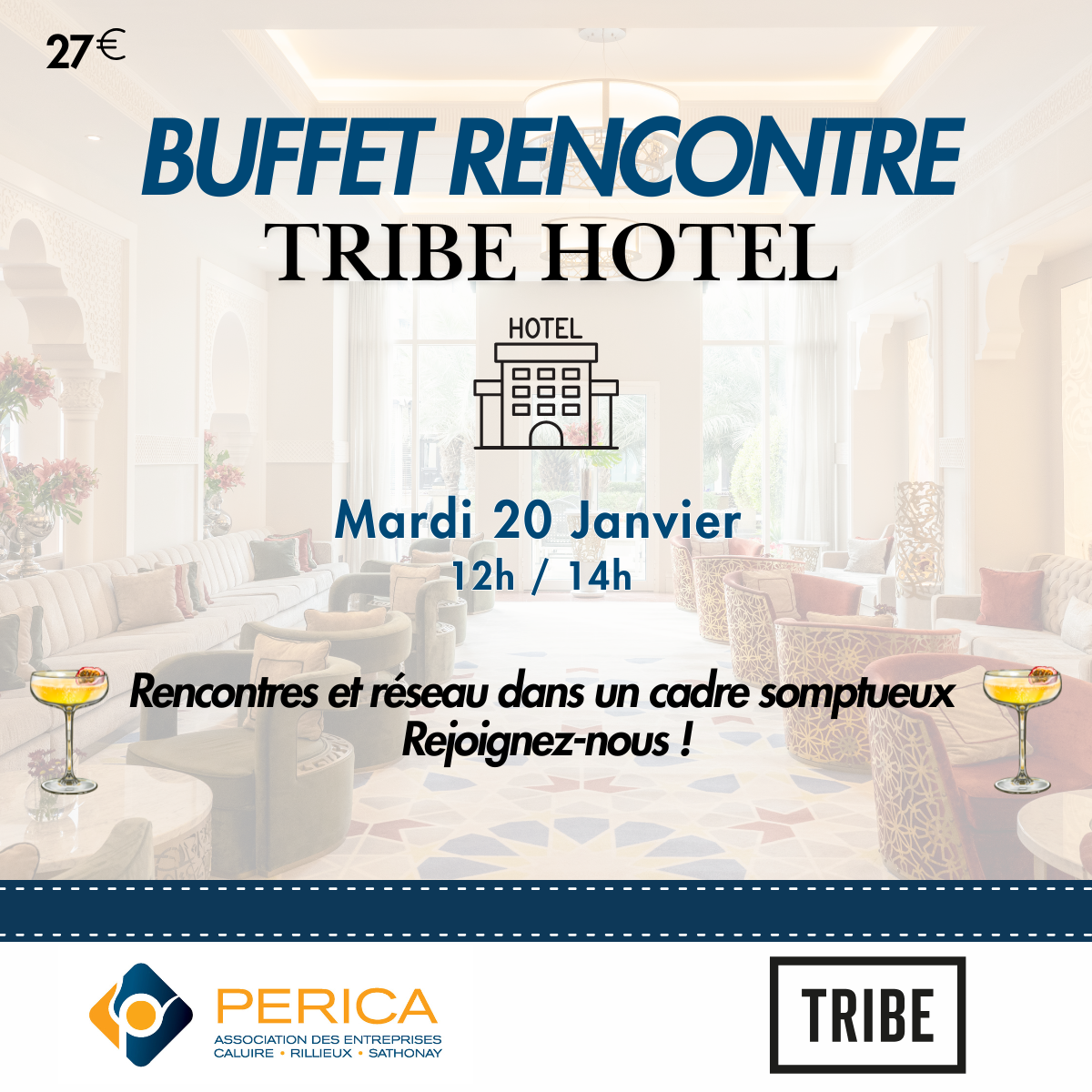 TRIBE HÔTEL – Buffet rencontre