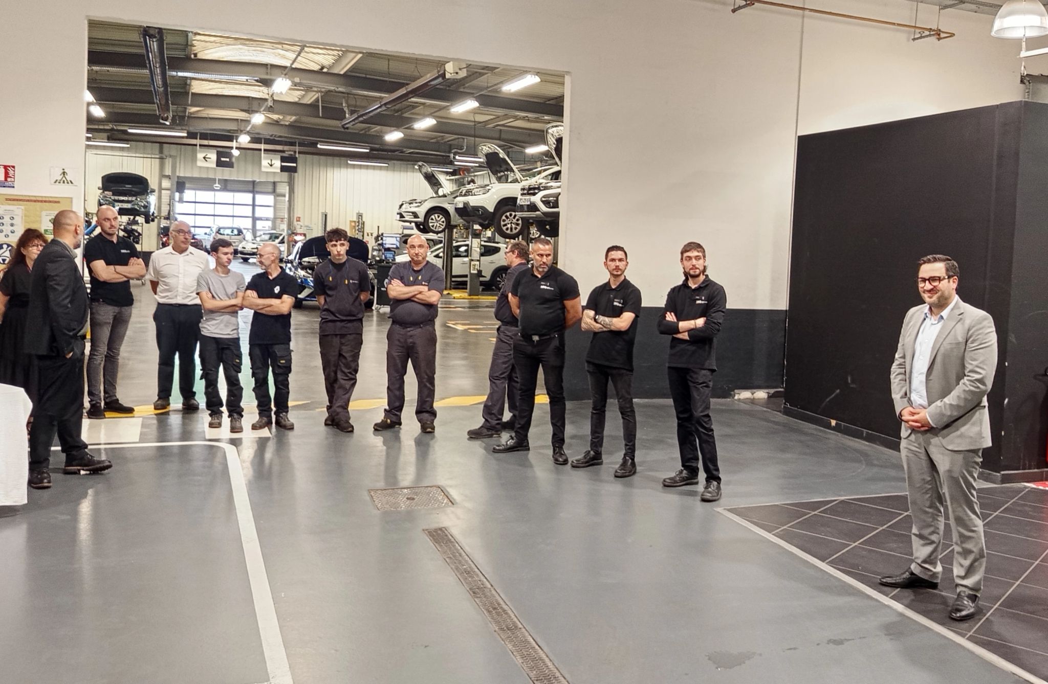 Visite des ateliers de RENAULT