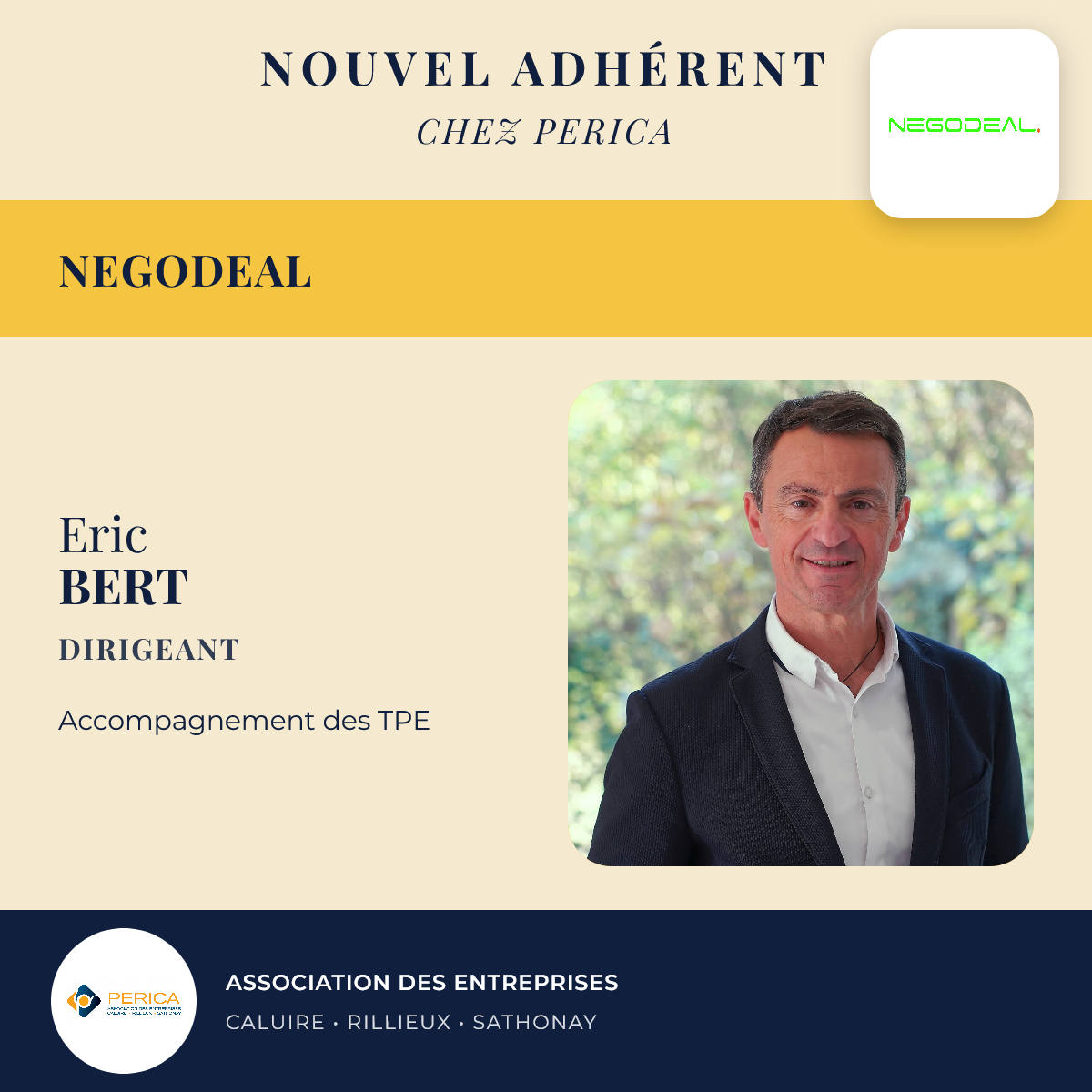 NEGODEAL — Eric BERT