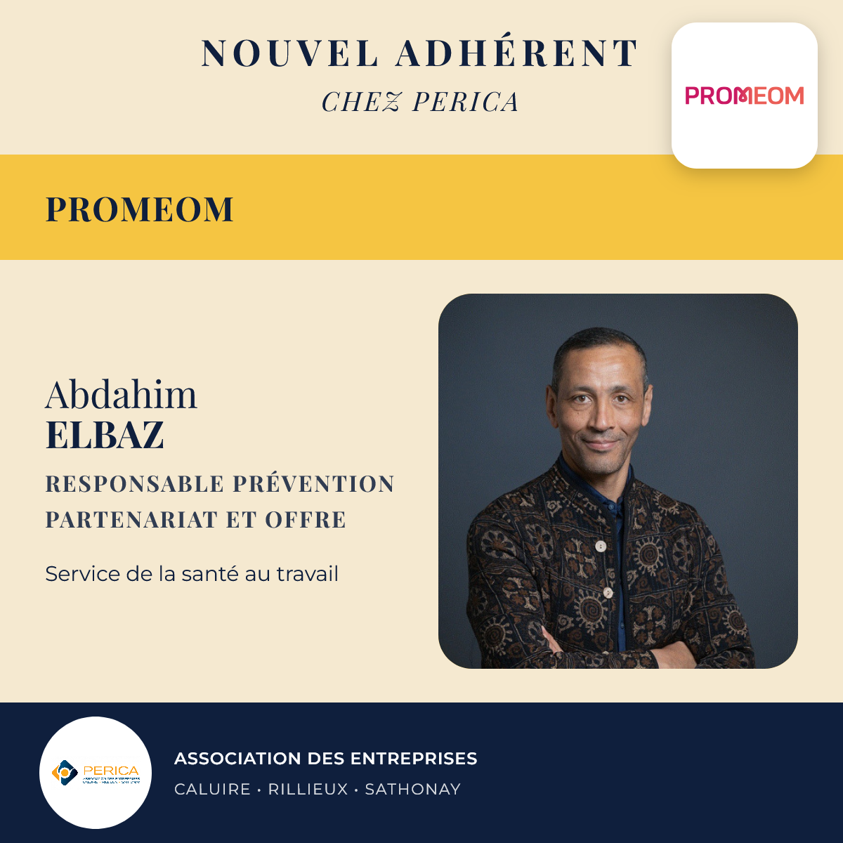 PROMEOM — Abdahim ELBAZ