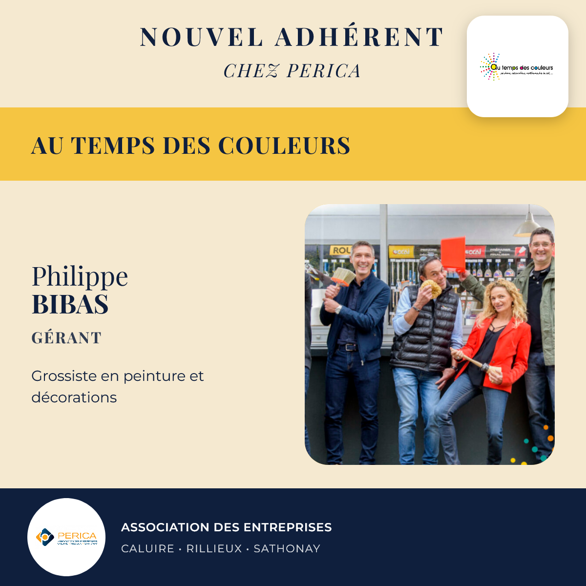 Au temps des couleurs — Philippe BIBAS