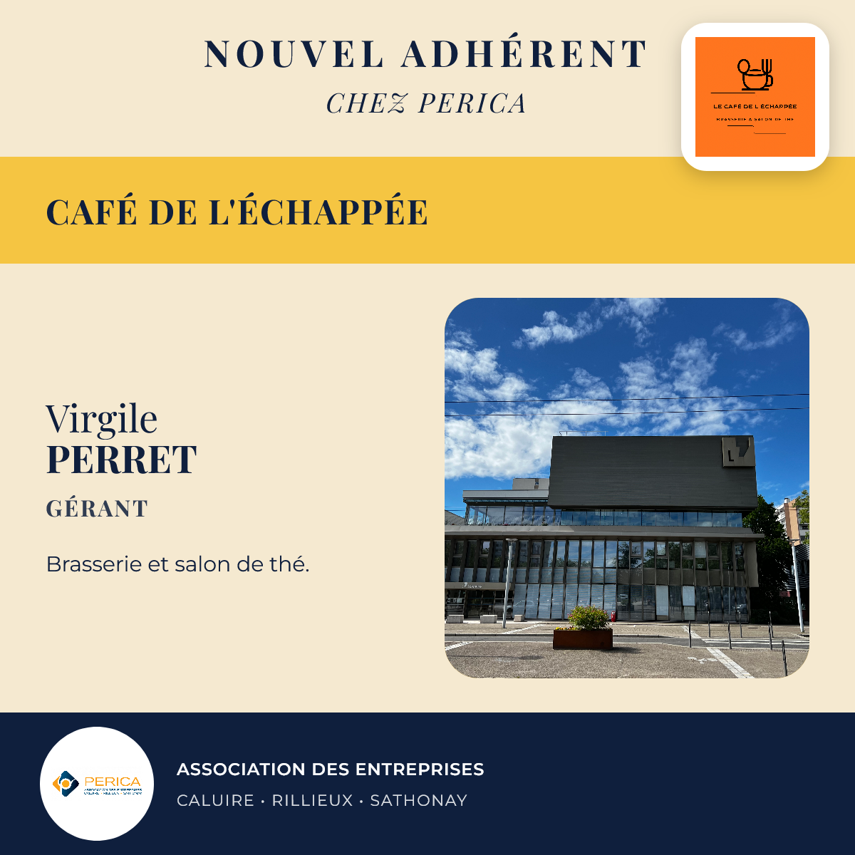 café de l'échappée — Virgile PERRET
