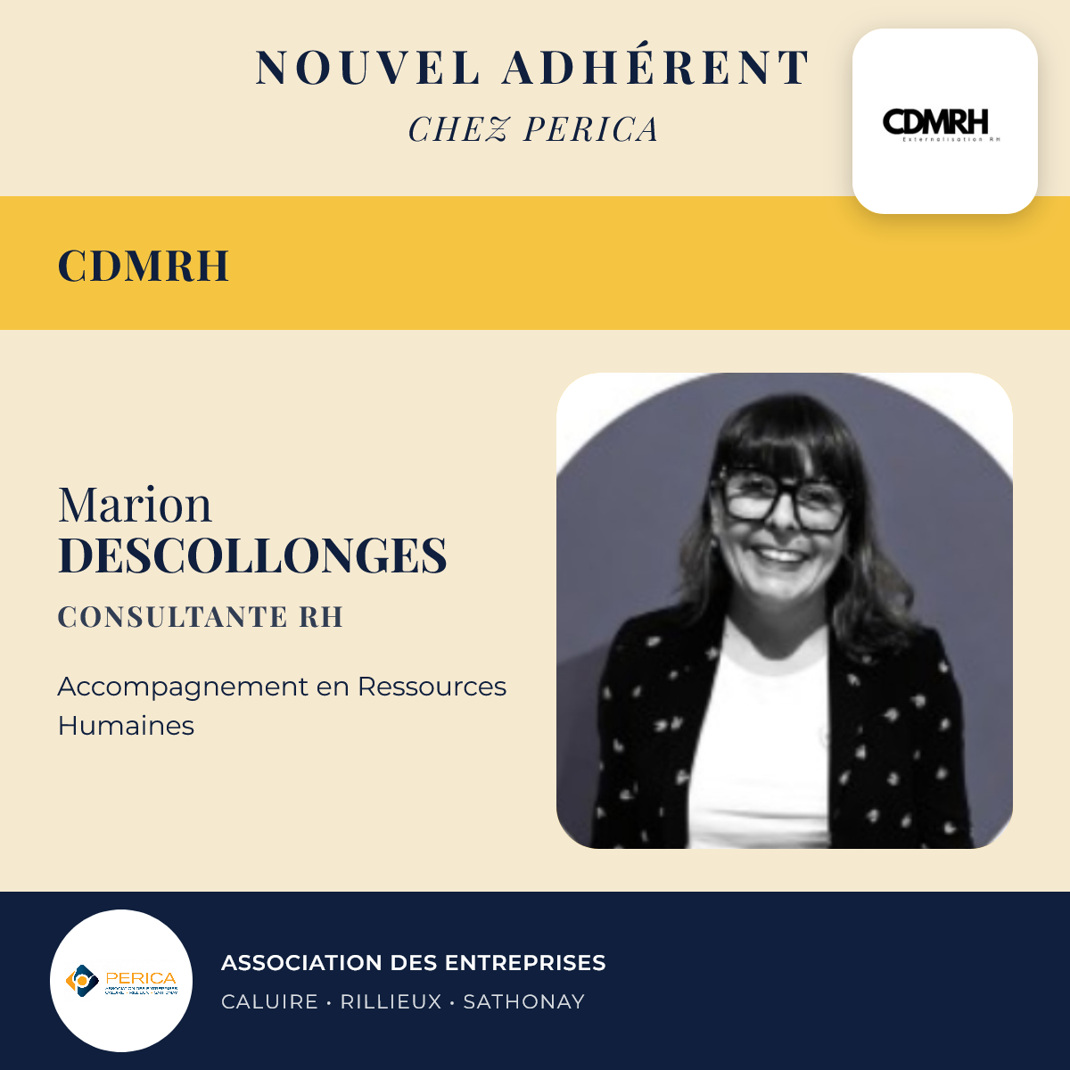 CDMRH — Marion DESCOLLONGES