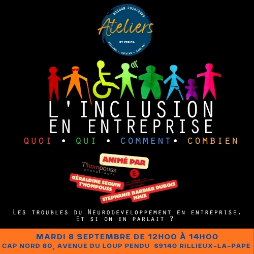 Atelier PERICA - La neurodiversité en Entreprise - 8 SEPTEMBRE