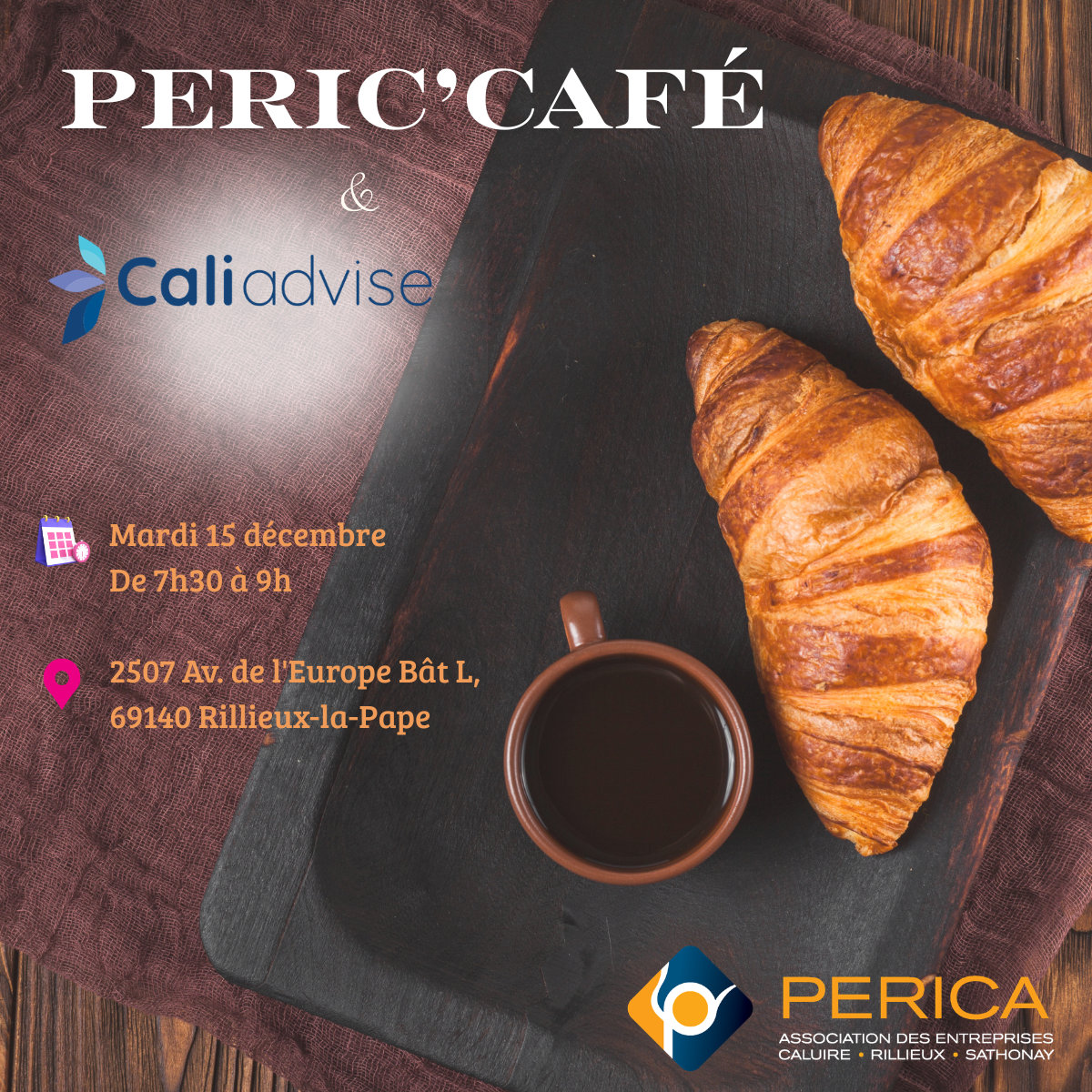 PERIC'CAFÉ #4 : plongez dans les coulisses de la communication visuelle - CALI ADVISE