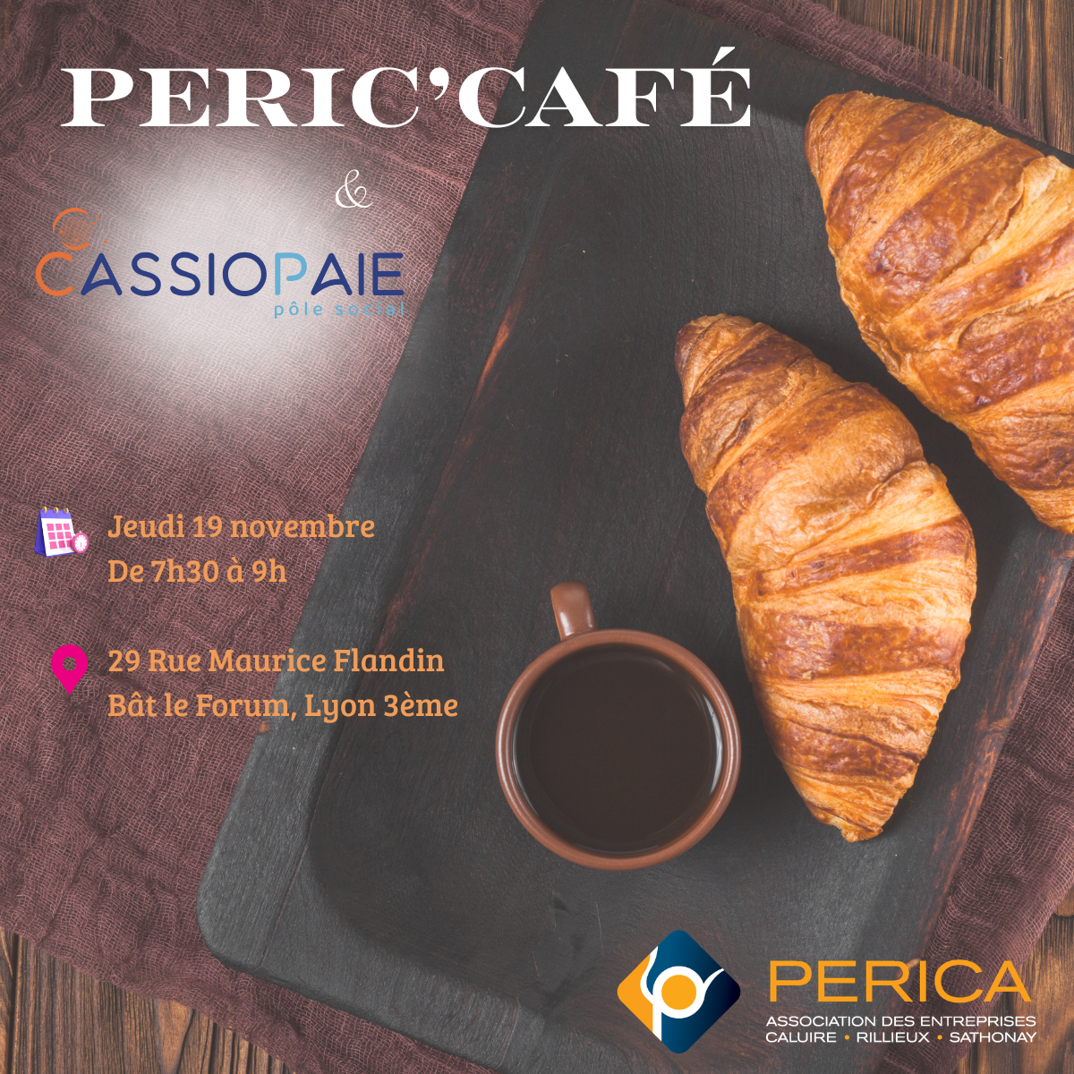 PERIC'CAFÉ #3 : au cœur des ressources humaines et de la paie chez CASSIOPAIE !